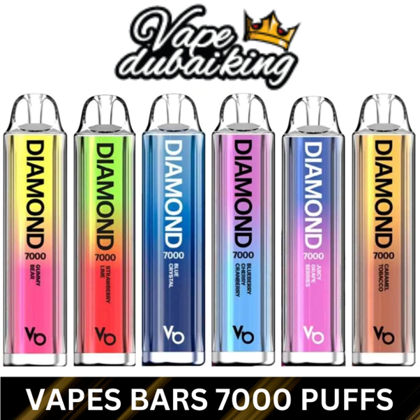 VAPES BARS DIAMOND 7000 PUFFS: ELEGANCE, FLAVOR, AND LONG-LASTING PERFORMANCE